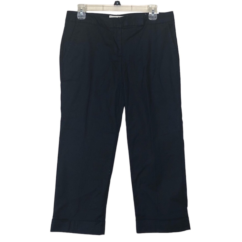 NWT Tommy Hilfiger | Cropped Stretch Navy Blue PreppyChic Cuffed Dress Pants
